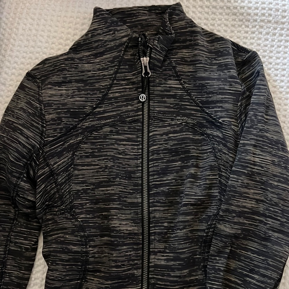 Black and cream lululemon jacket